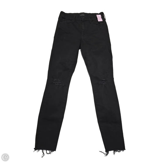 Jeans Skinny By Mother In Black Denim, Size: 2
