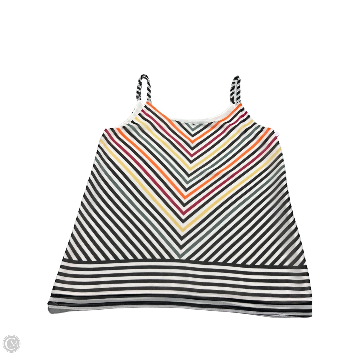 Tank Top By Cabi In Striped Pattern, Size: L