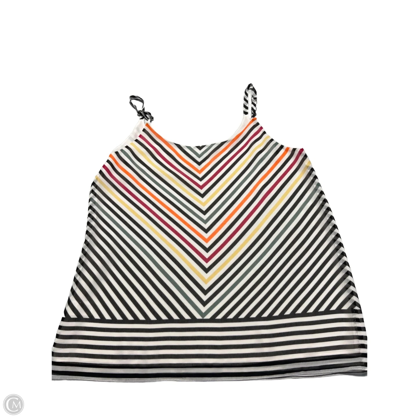 Tank Top By Cabi In Striped Pattern, Size: L