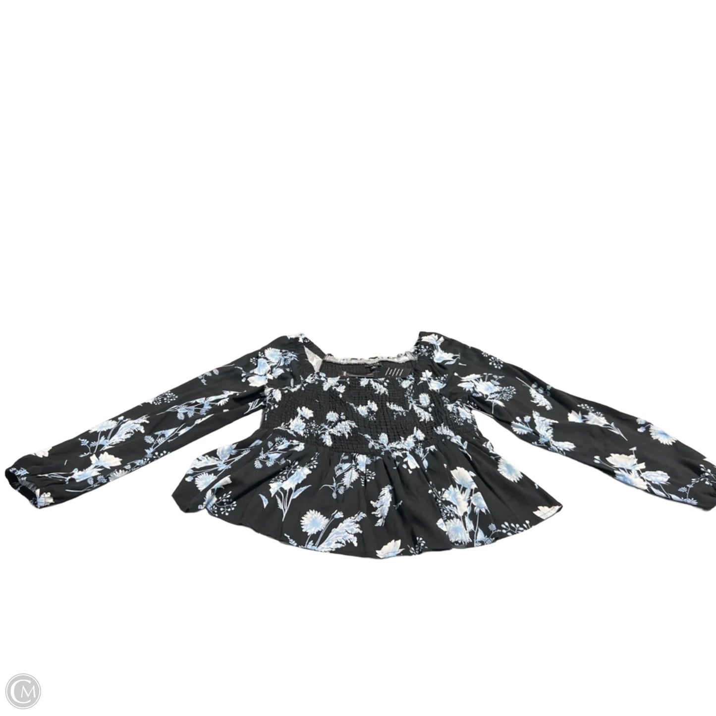 Top Long Sleeve By Torrid In Floral Print, Size: 0x