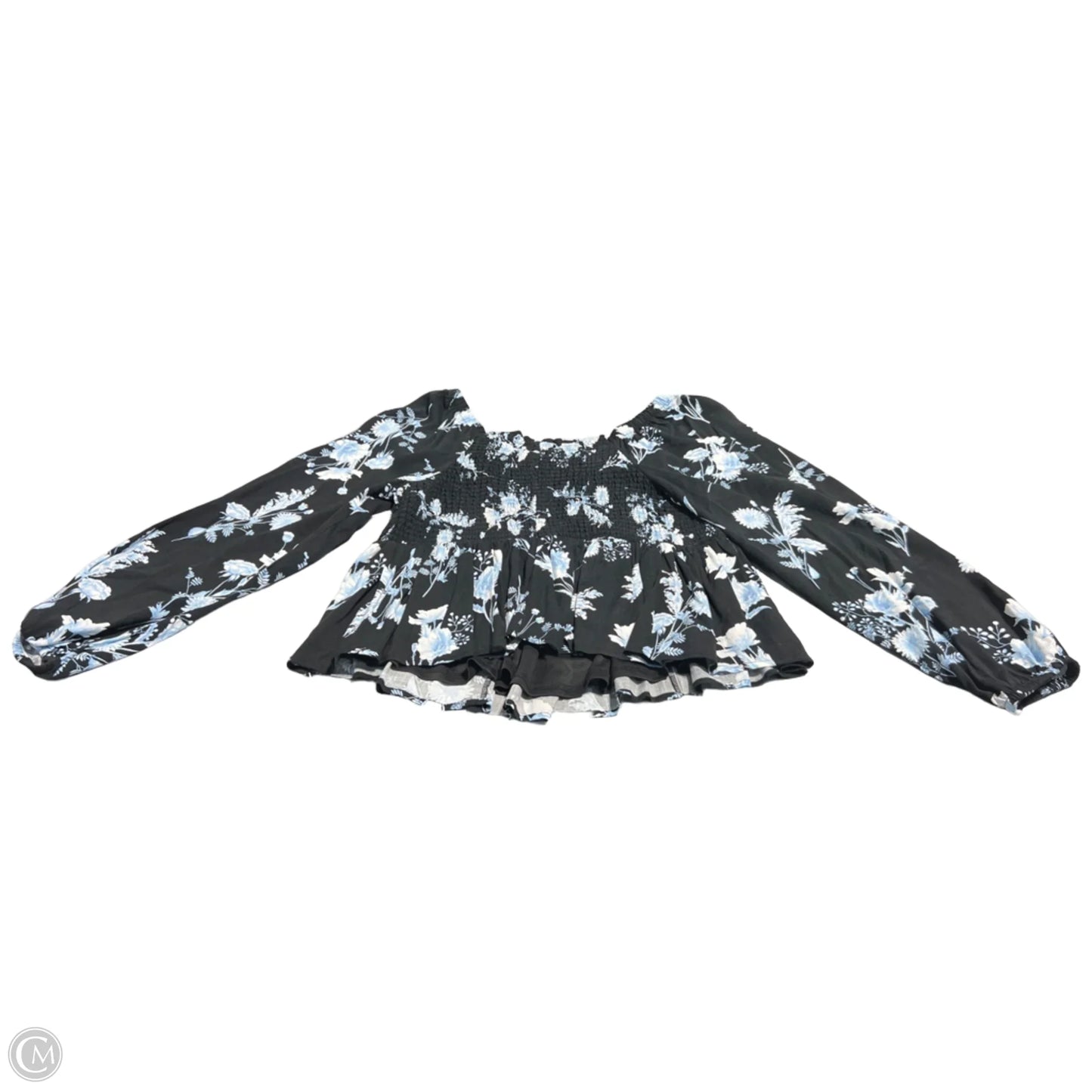 Top Long Sleeve By Torrid In Floral Print, Size: 0x