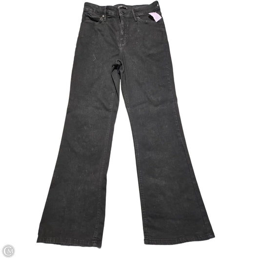 Jeans Flared By Simply Vera In Black, Size: 8
