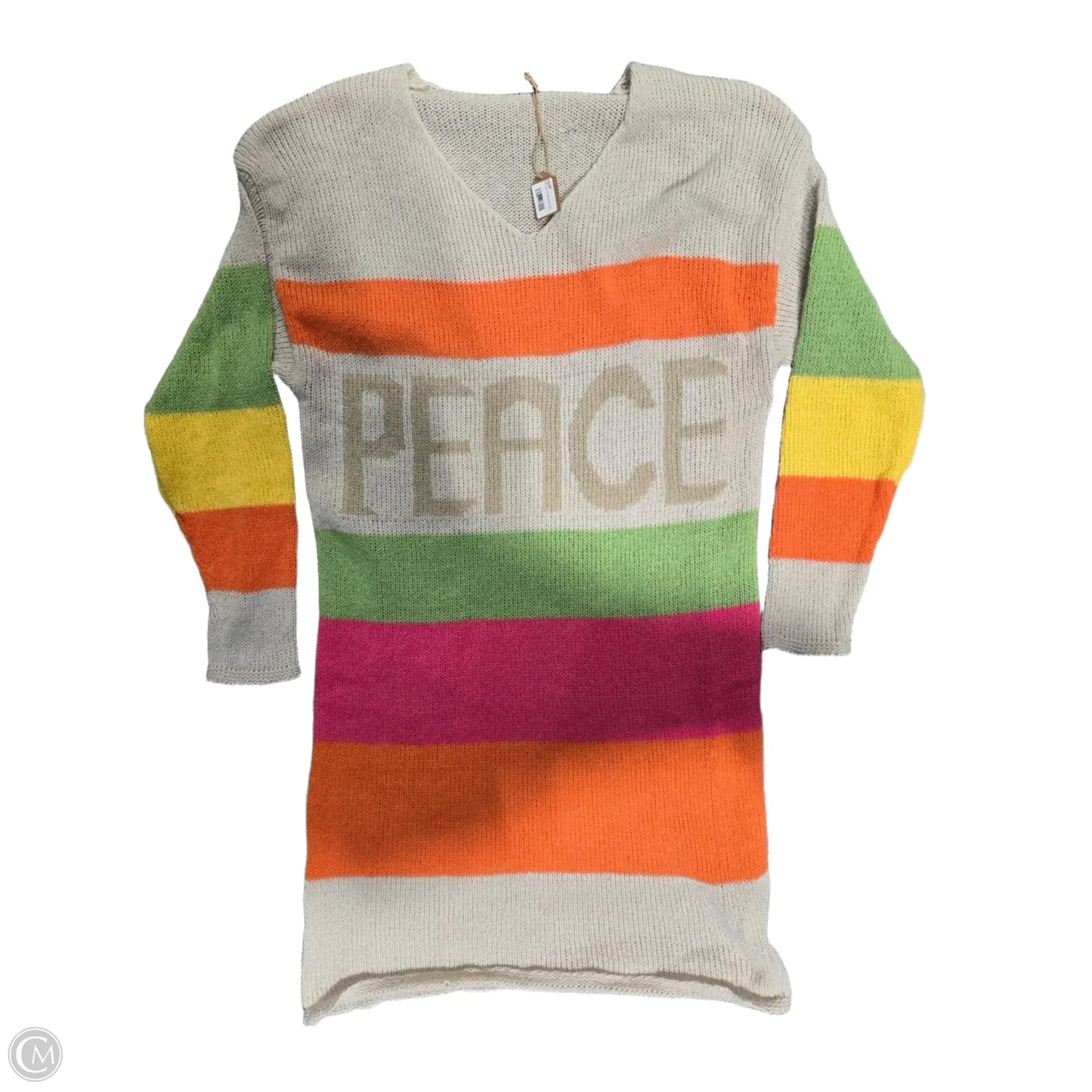 Dress Sweater By Cmc In Tan, Size: L