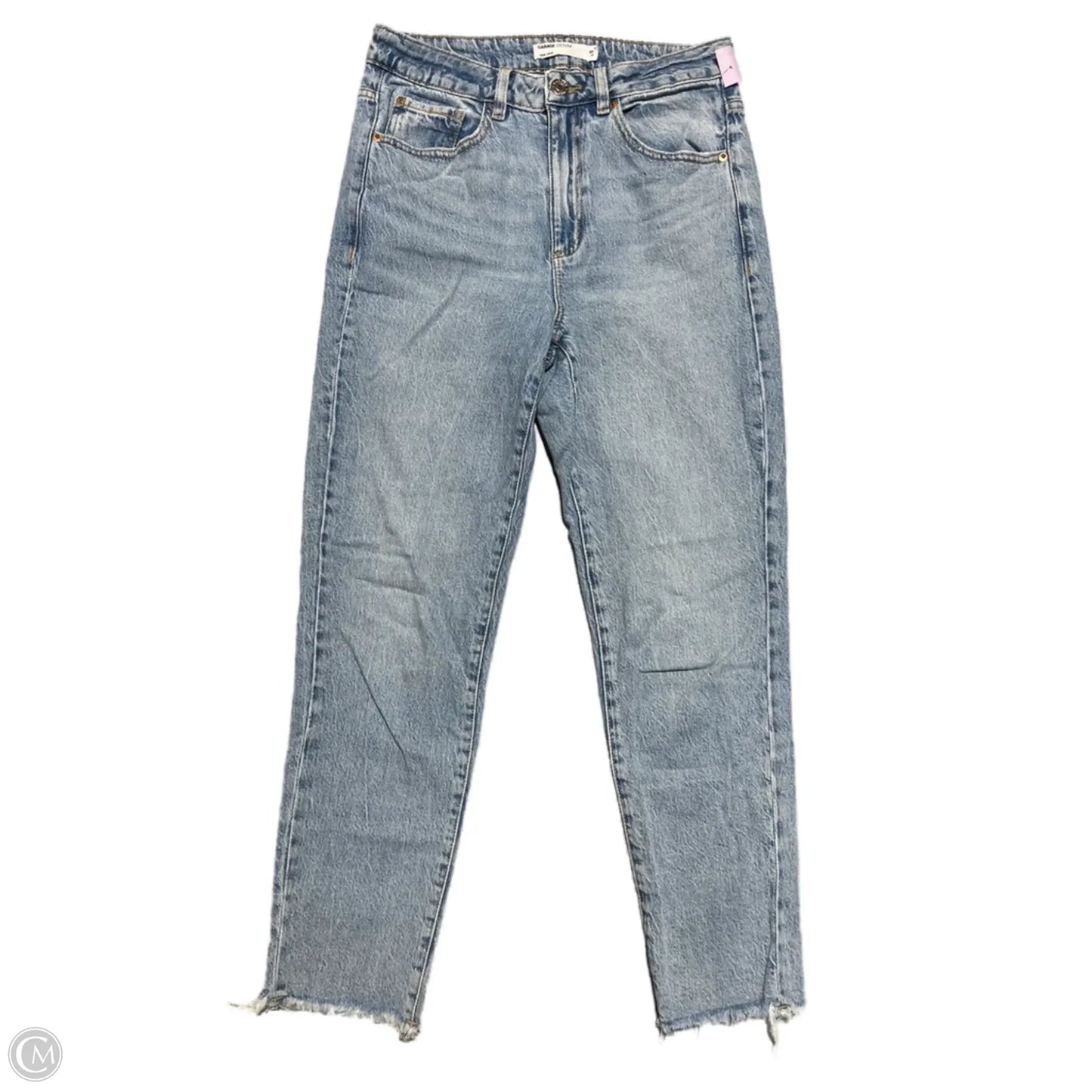 Jeans Straight By Garage In Blue Denim, Size: 8