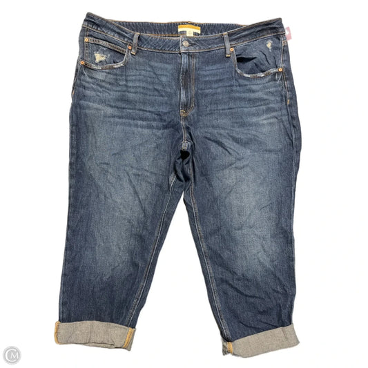 Jeans Straight By Maurices In Blue Denim, Size: 22