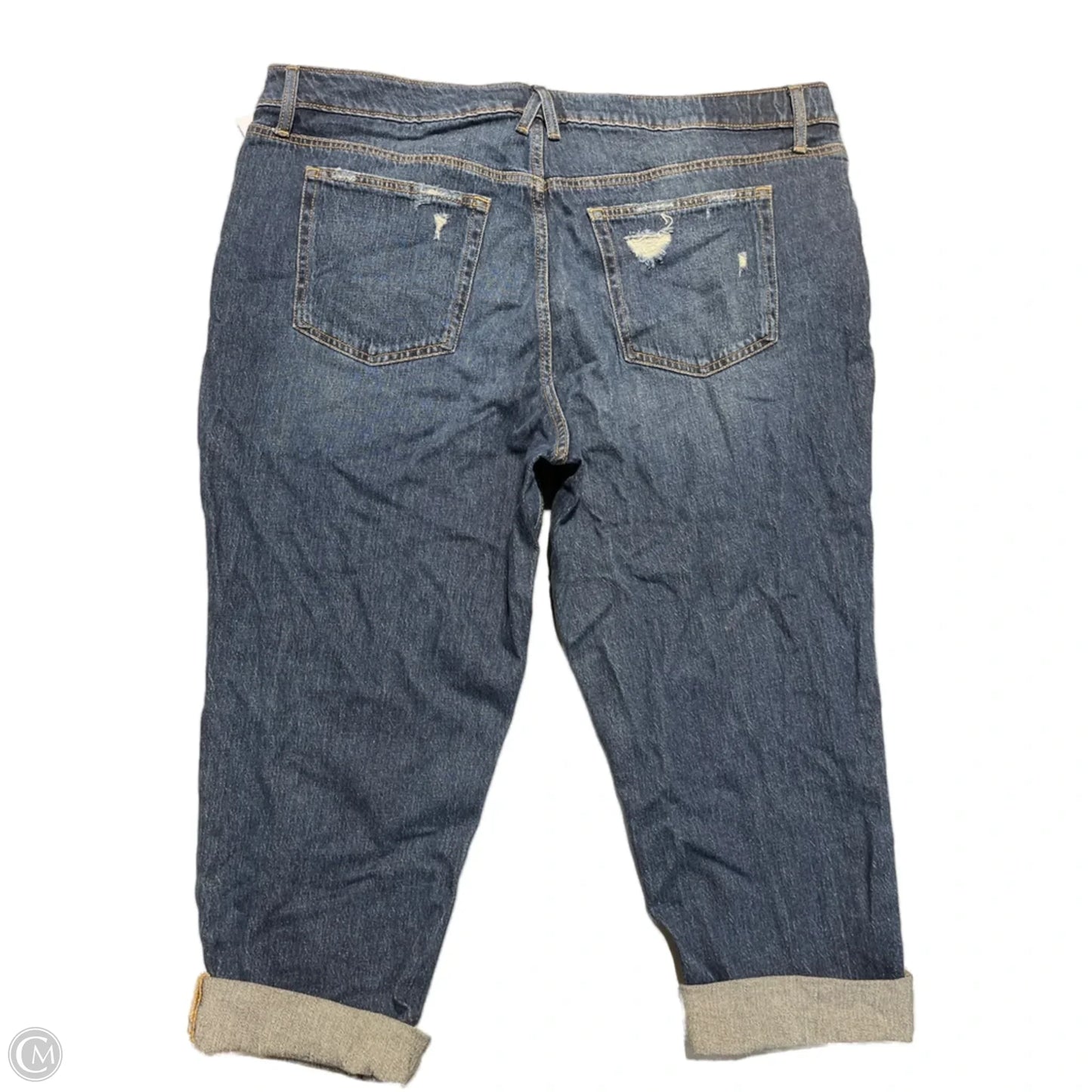 Jeans Straight By Maurices In Blue Denim, Size: 22