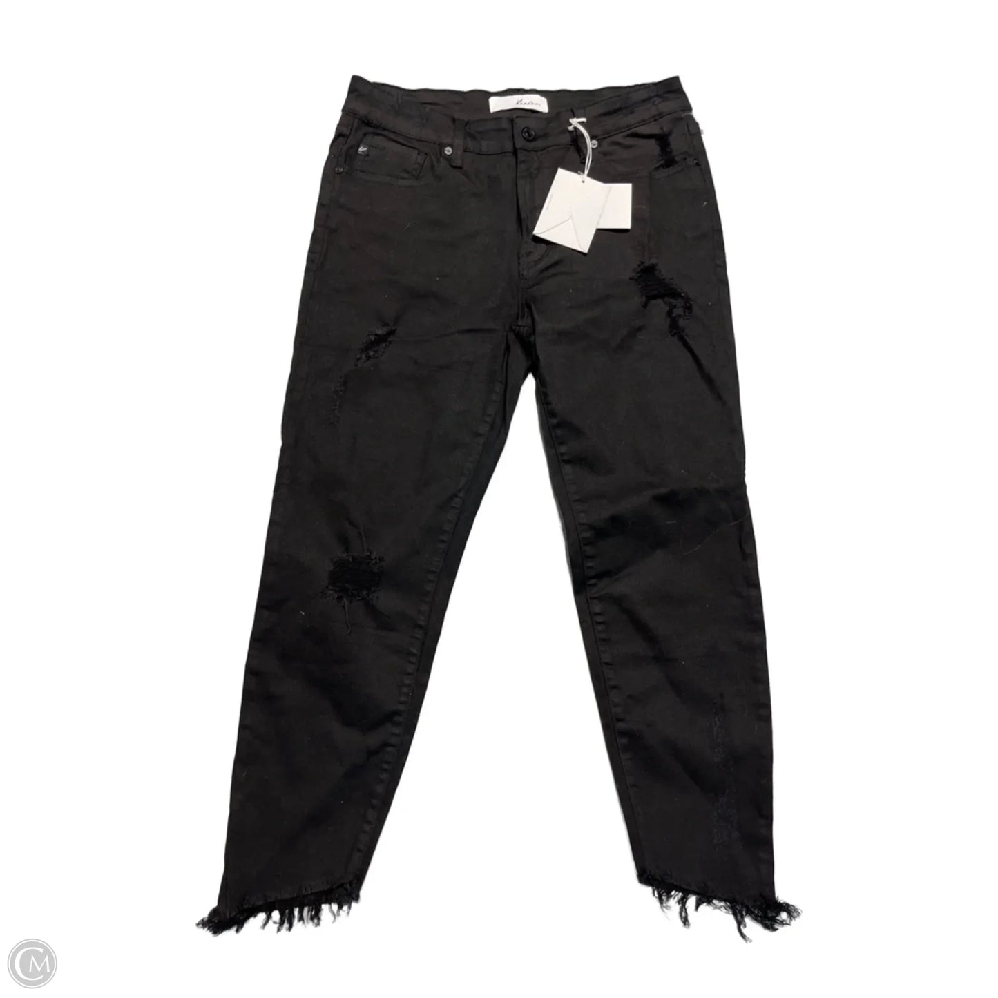 Jeans Straight By Kancan In Black, Size: 14