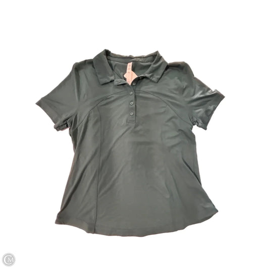 Athletic Top Short Sleeve By Cmc In Green, Size: L