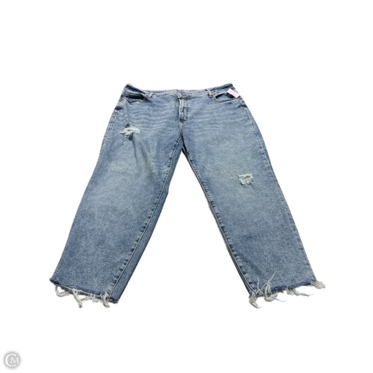 Jeans Straight By Old Navy In Blue Denim, Size: 22