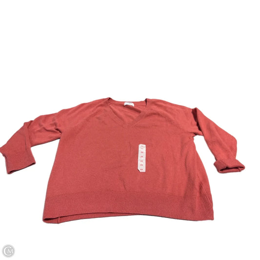 Sweater By Old Navy In Red, Size: 2x
