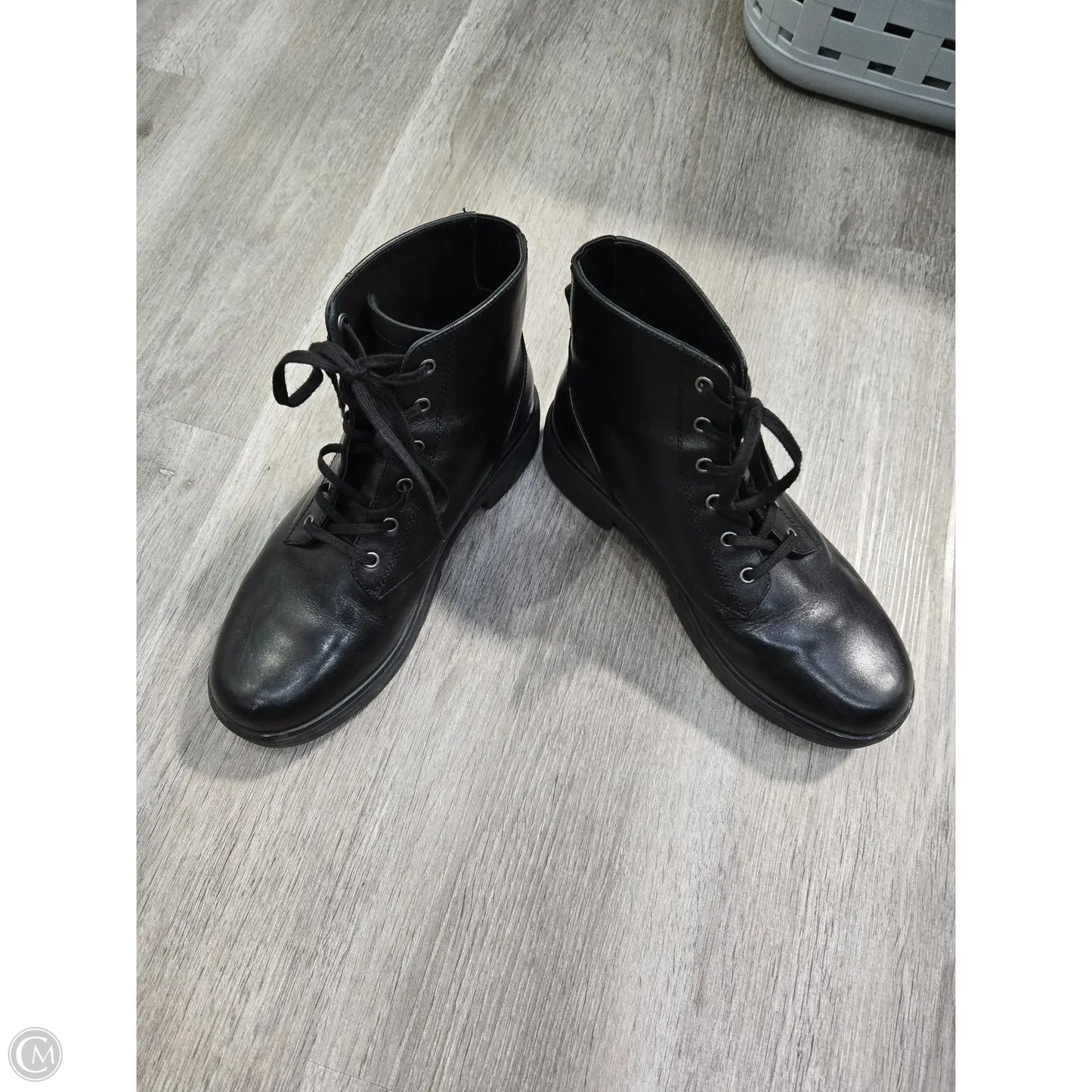 Boots Ankle Flats By Abeo In Black, Size: 9