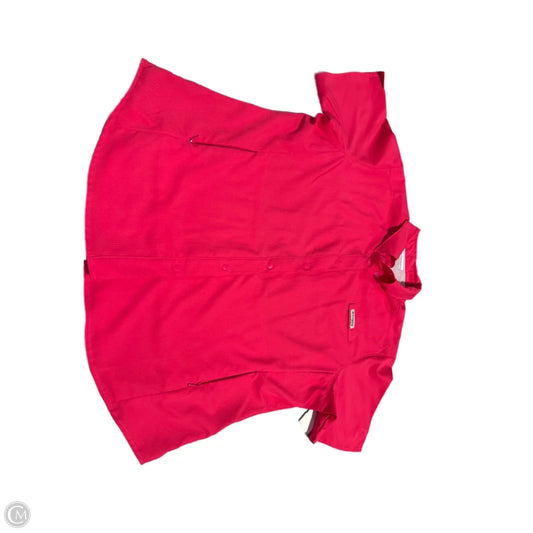 Top Short Sleeve By Columbia In Pink, Size: Xl