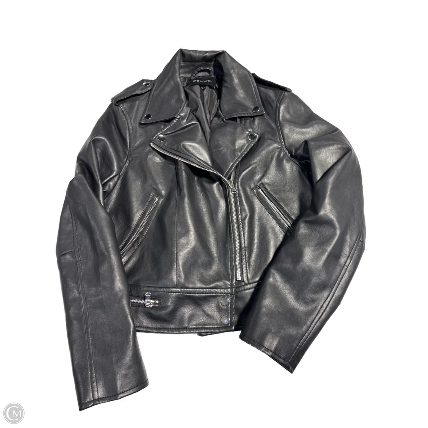 Jacket Moto By Cmc In Black, Size: M