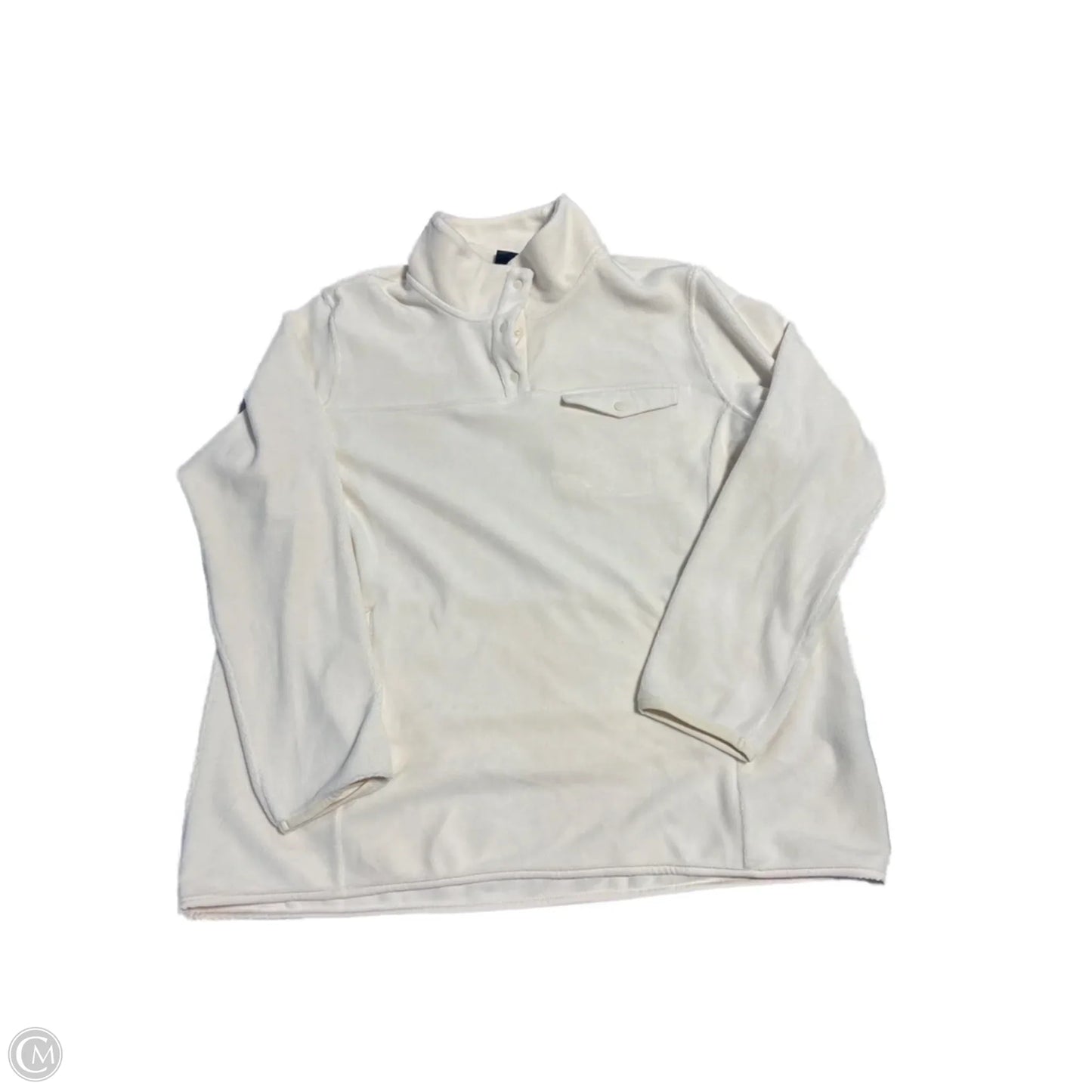 Top Long Sleeve By 32 Degrees In Cream, Size: Xl