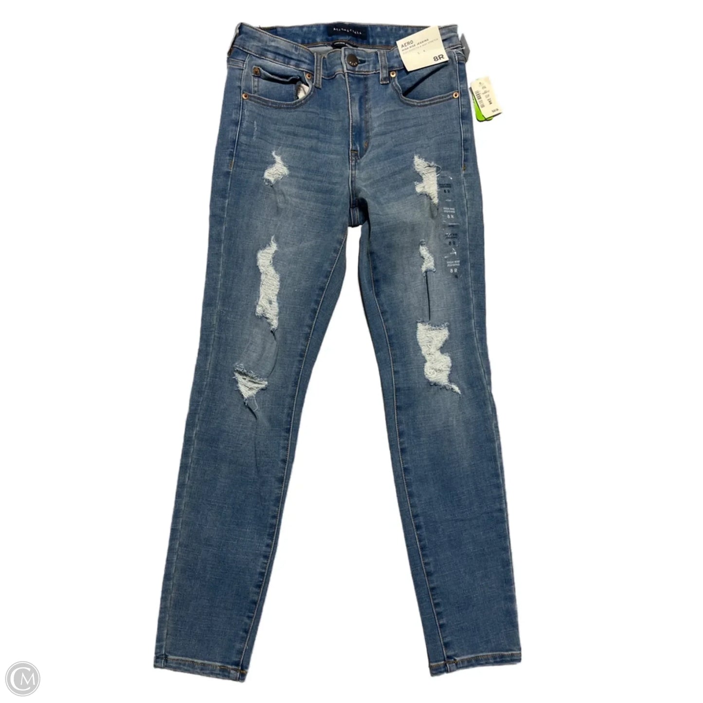 Jeans Jeggings By Aeropostale In Blue Denim, Size: 8