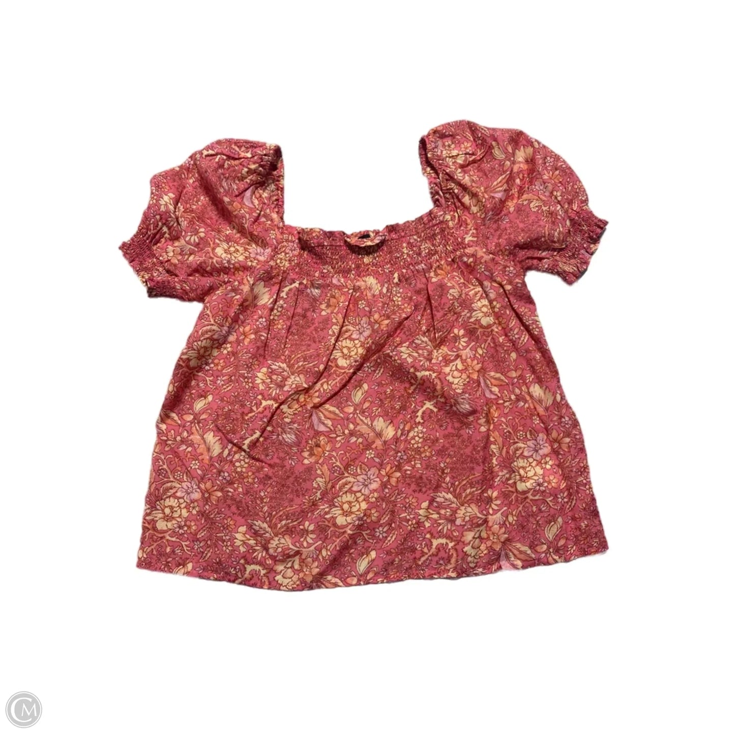 Blouse Short Sleeve By J. Crew In Pink, Size: S