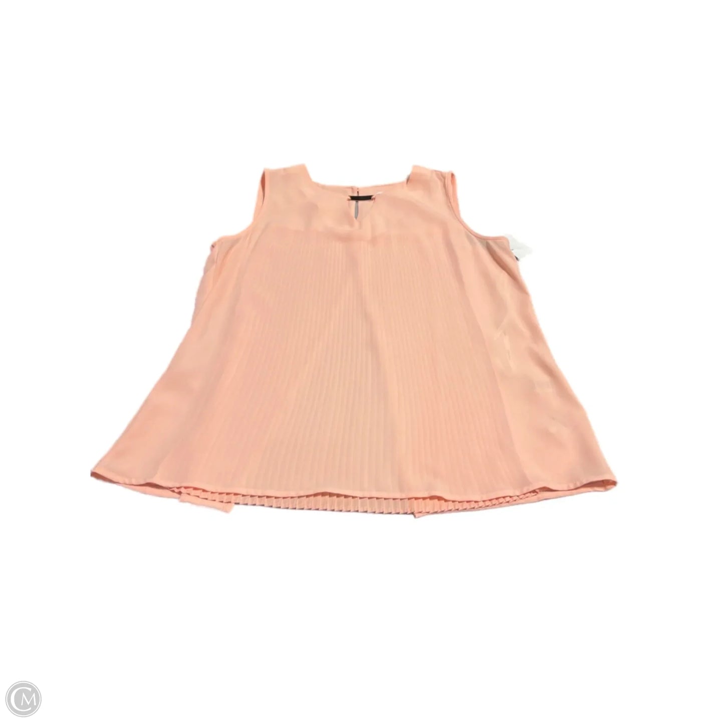 Top Sleeveless By Calvin Klein In Coral, Size: S