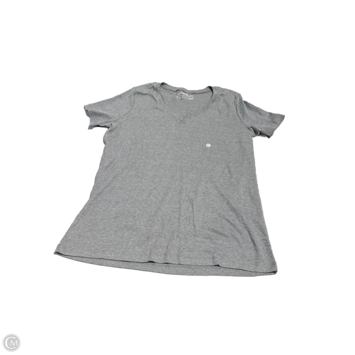 Top Short Sleeve Basic By Eddie Bauer In Grey, Size: Xl
