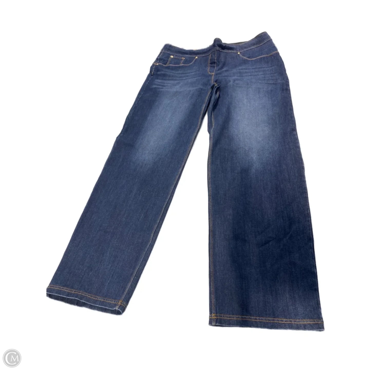 Jeans Straight By Luxe In Blue Denim, Size: 1x