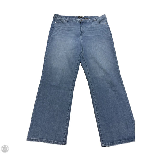 Jeans Straight By Buffalo David Bitton In Blue Denim, Size: 18