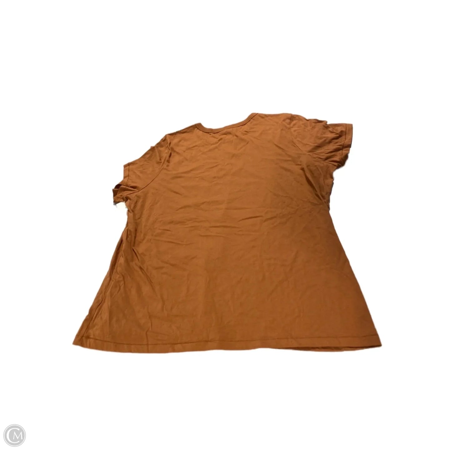 Top Short Sleeve Basic By Maurices In Orange, Size: 1x