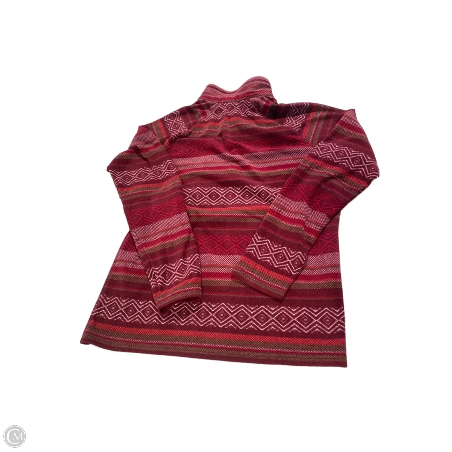 Top Long Sleeve By Eddie Bauer In Red, Size: L