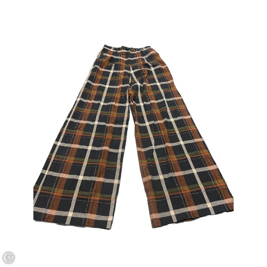 Pants Linen By Cmc In Plaid Pattern, Size: Xs