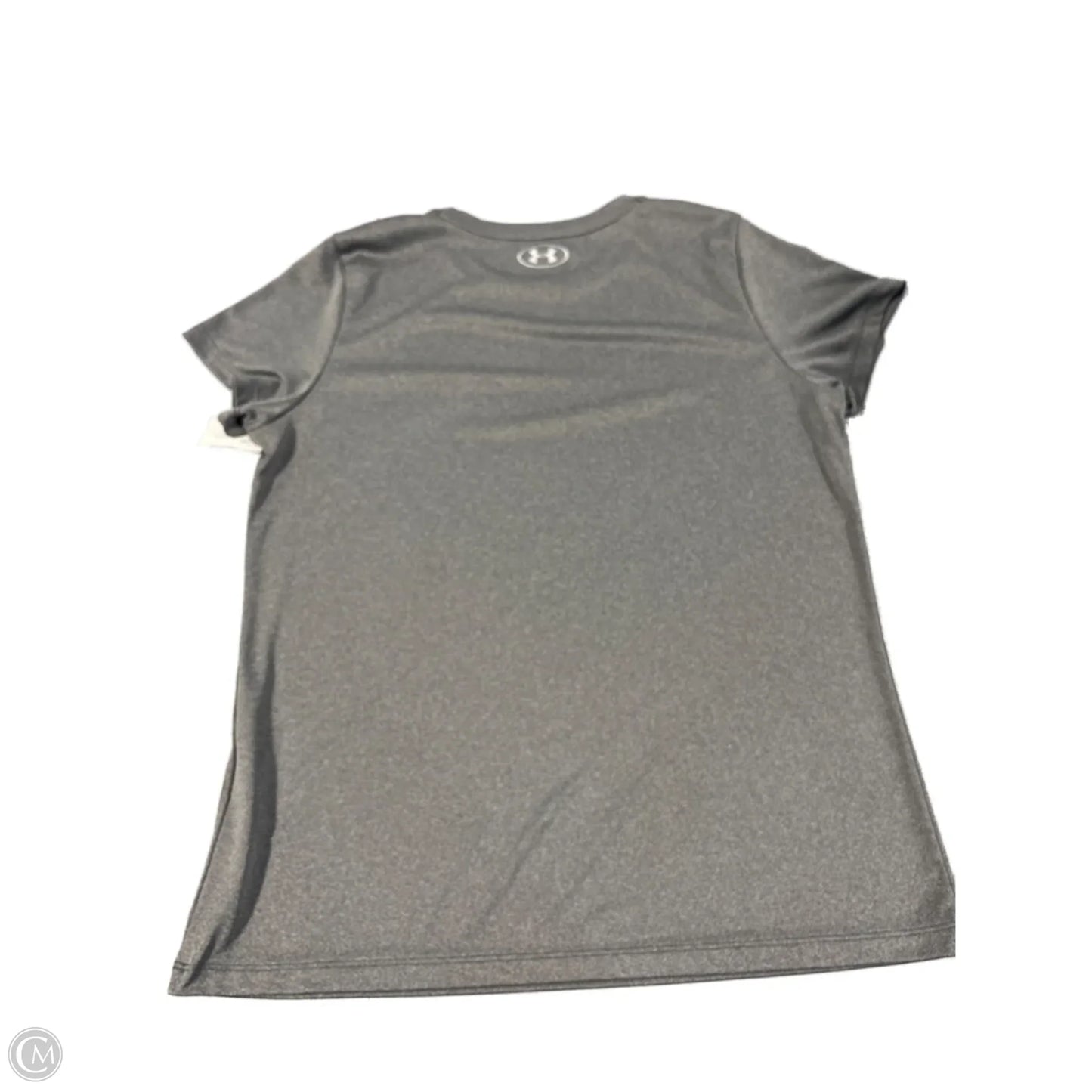 Athletic Top Short Sleeve By Under Armour In Grey, Size: Xl