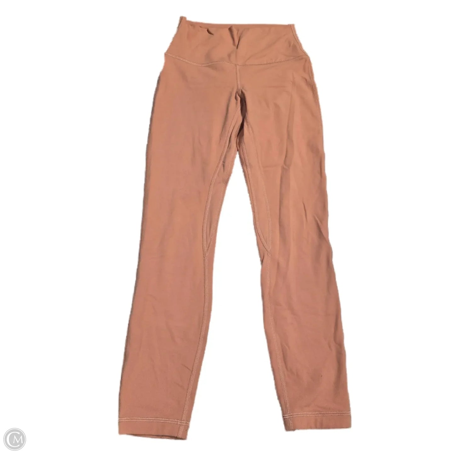 Athletic Leggings By Lululemon In Peach, Size: 6