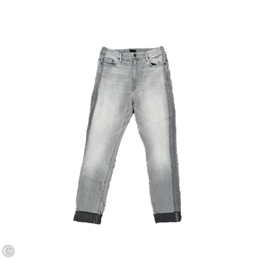 Jeans Straight By Mother In Black, Size: 10