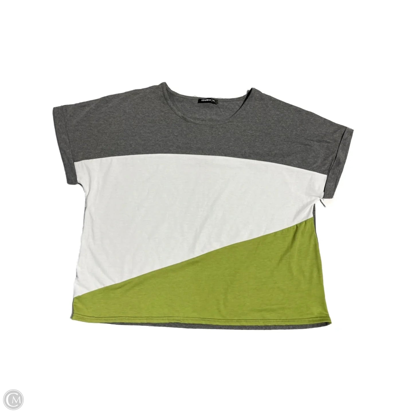 Top Short Sleeve By Cmc In Striped Pattern, Size: 3x