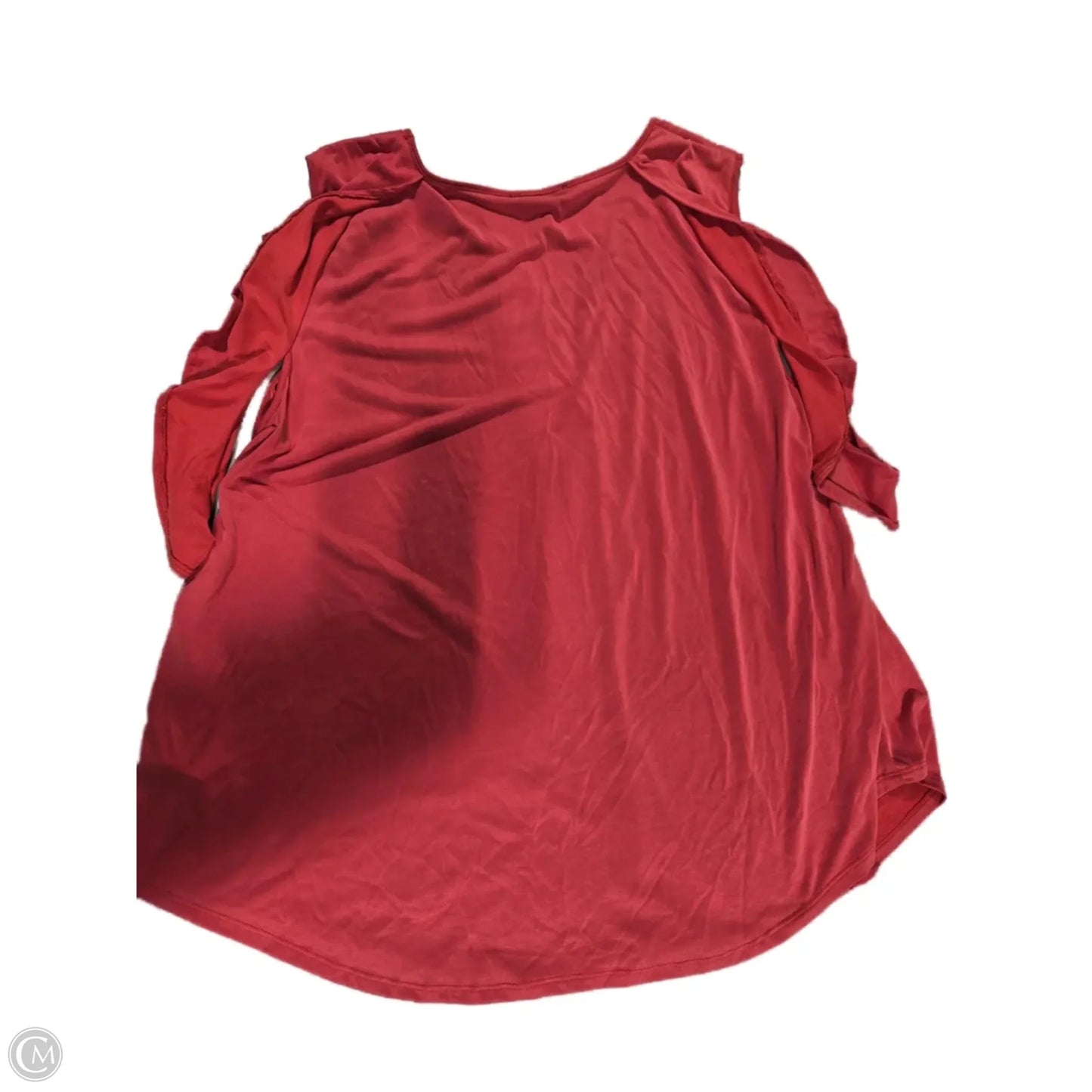 Top Short Sleeve By Jessica Simpson In Red, Size: 3x
