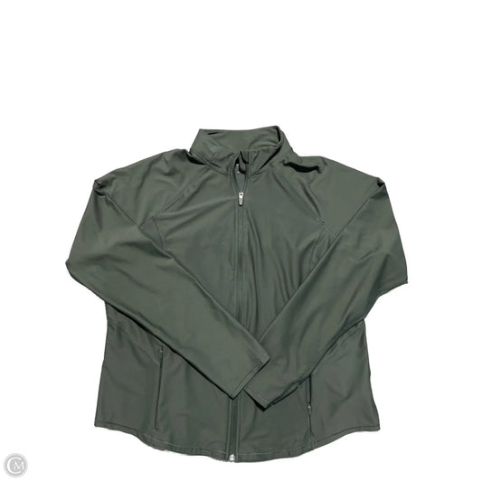 Athletic Jacket By Old Navy In Green, Size: Xxl