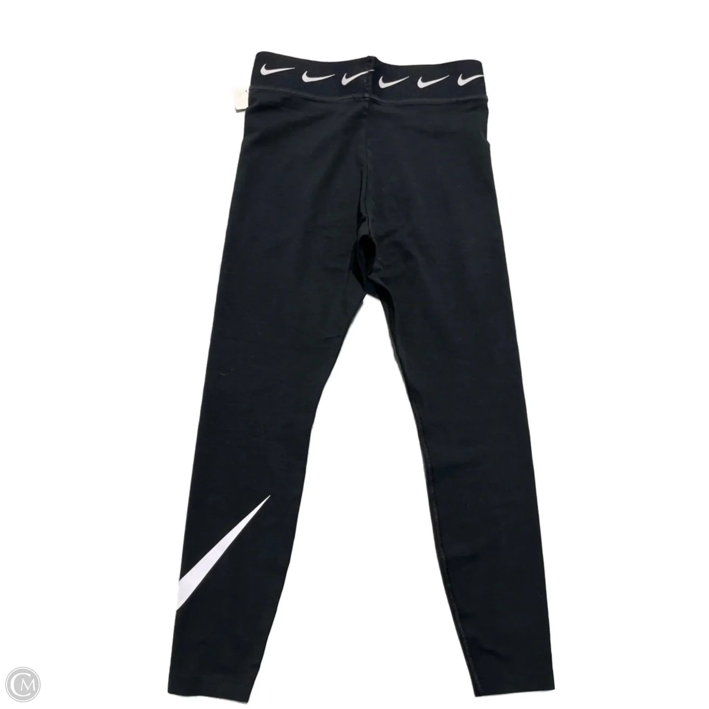 Athletic Leggings By Nike In Black, Size: L