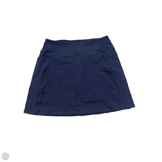 Athletic Skort By Skechers In Blue, Size: M