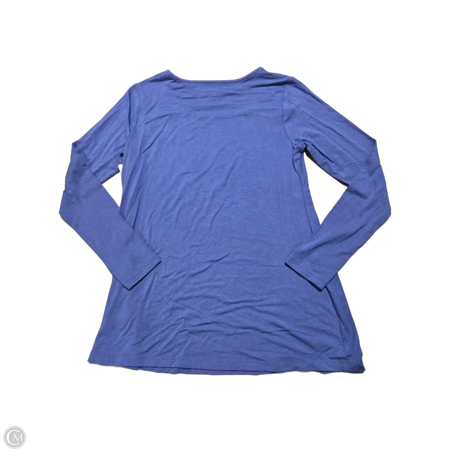 Top Long Sleeve Basic By Soft Surroundings In Blue, Size: S