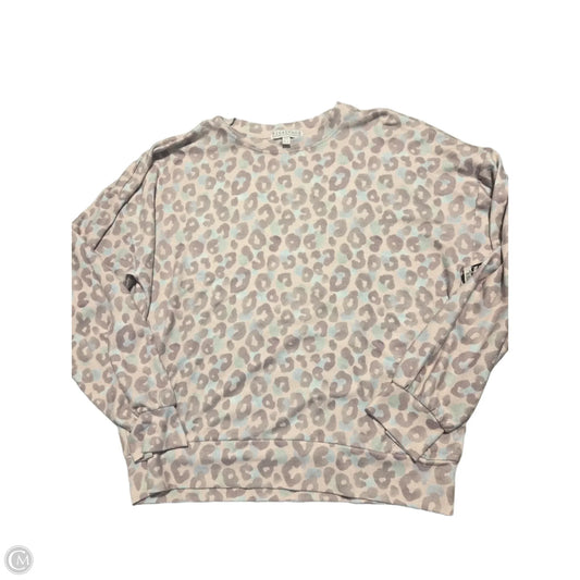 Top Long Sleeve Basic By Cme In Animal Print, Size: M