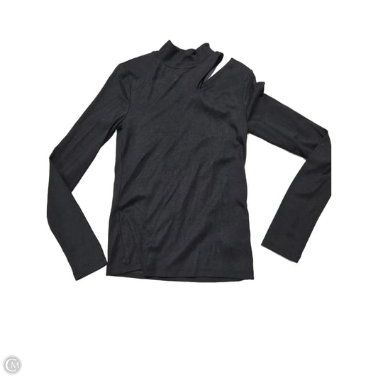 Top Long Sleeve Basic By Gap In Black, Size: S