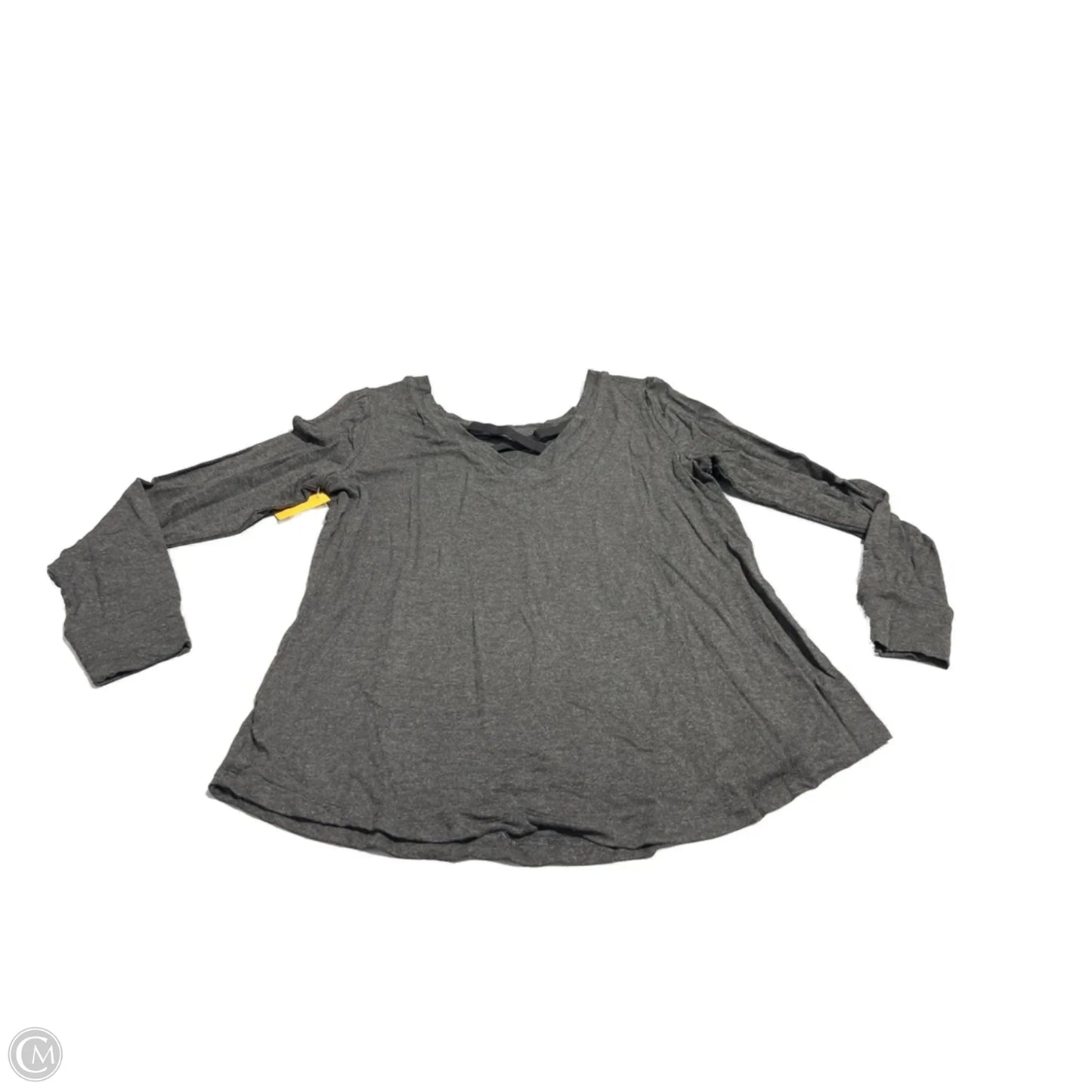 Top Long Sleeve Basic By Cabi In Grey, Size: M