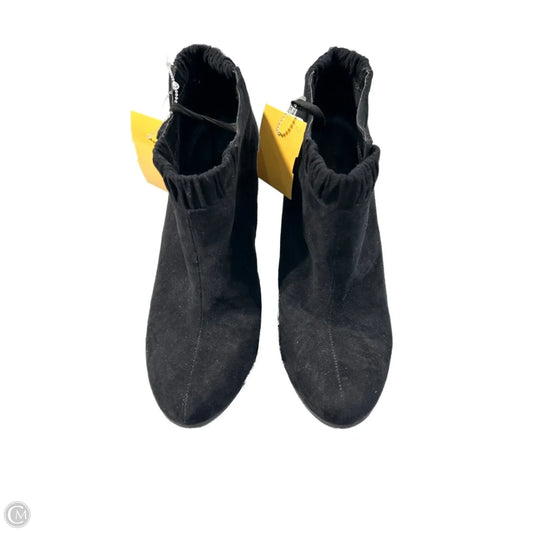 Boots Ankle Heels By Sam And Libby In Black, Size: 8