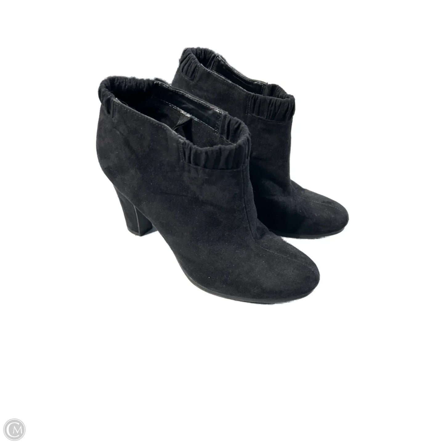 Boots Ankle Heels By Sam And Libby In Black, Size: 8