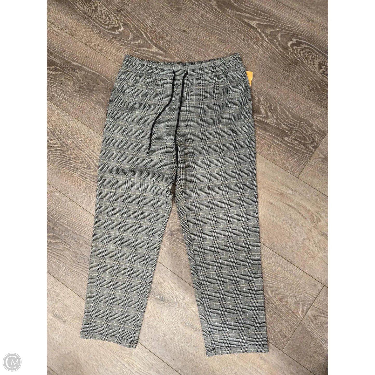 Pants Joggers By A New Day In Plaid Pattern, Size: M