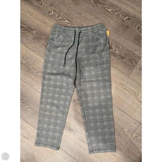 Pants Joggers By A New Day In Plaid Pattern, Size: M