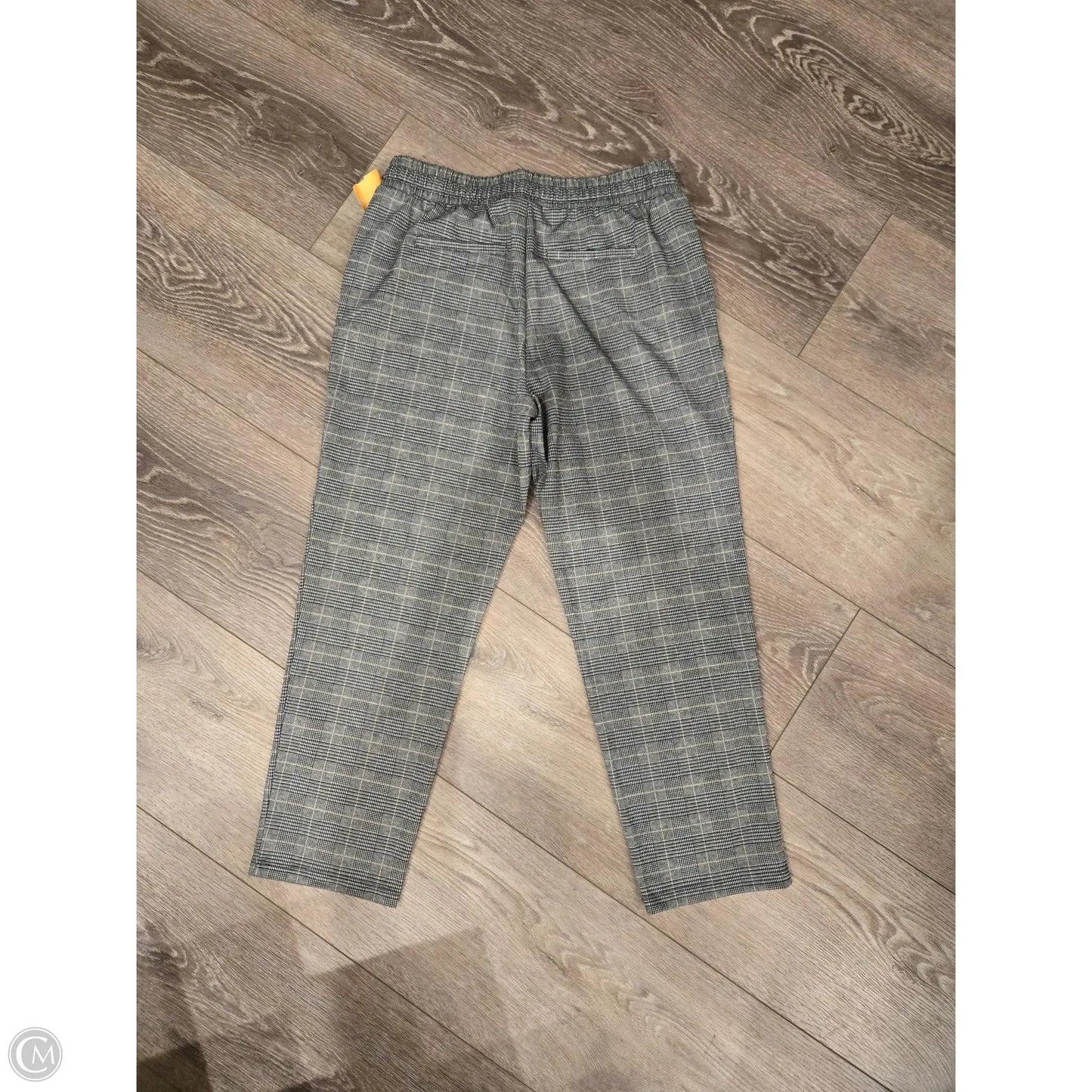 Pants Joggers By A New Day In Plaid Pattern, Size: M