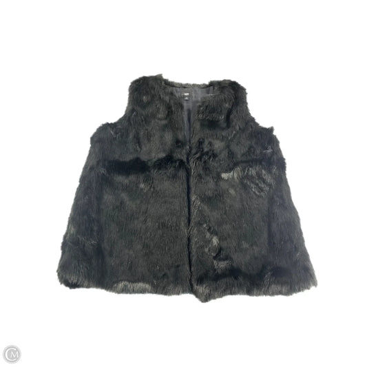 Vest Faux Fur & Sherpa By Mossimo In Black, Size: L