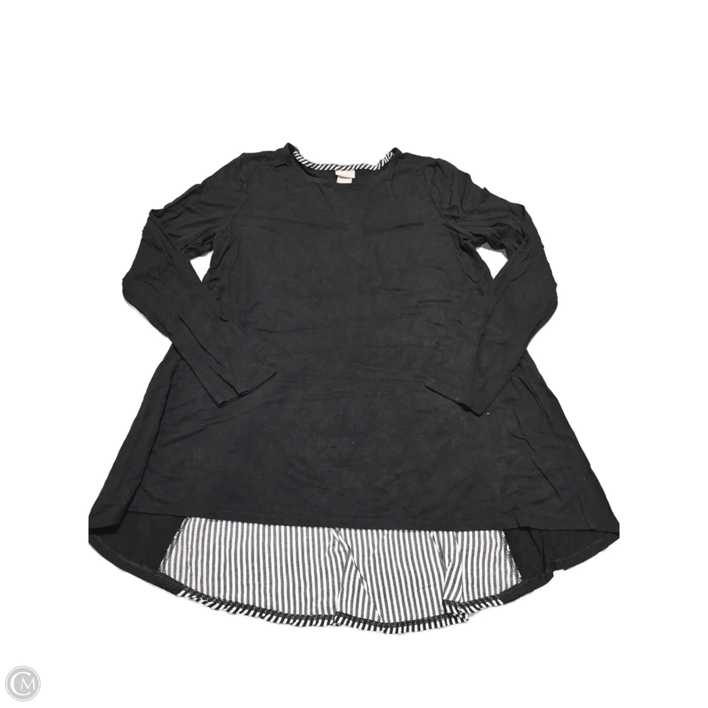Top Long Sleeve Basic By Chicos In Black, Size: S