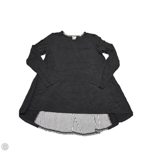 Top Long Sleeve Basic By Chicos In Black, Size: S