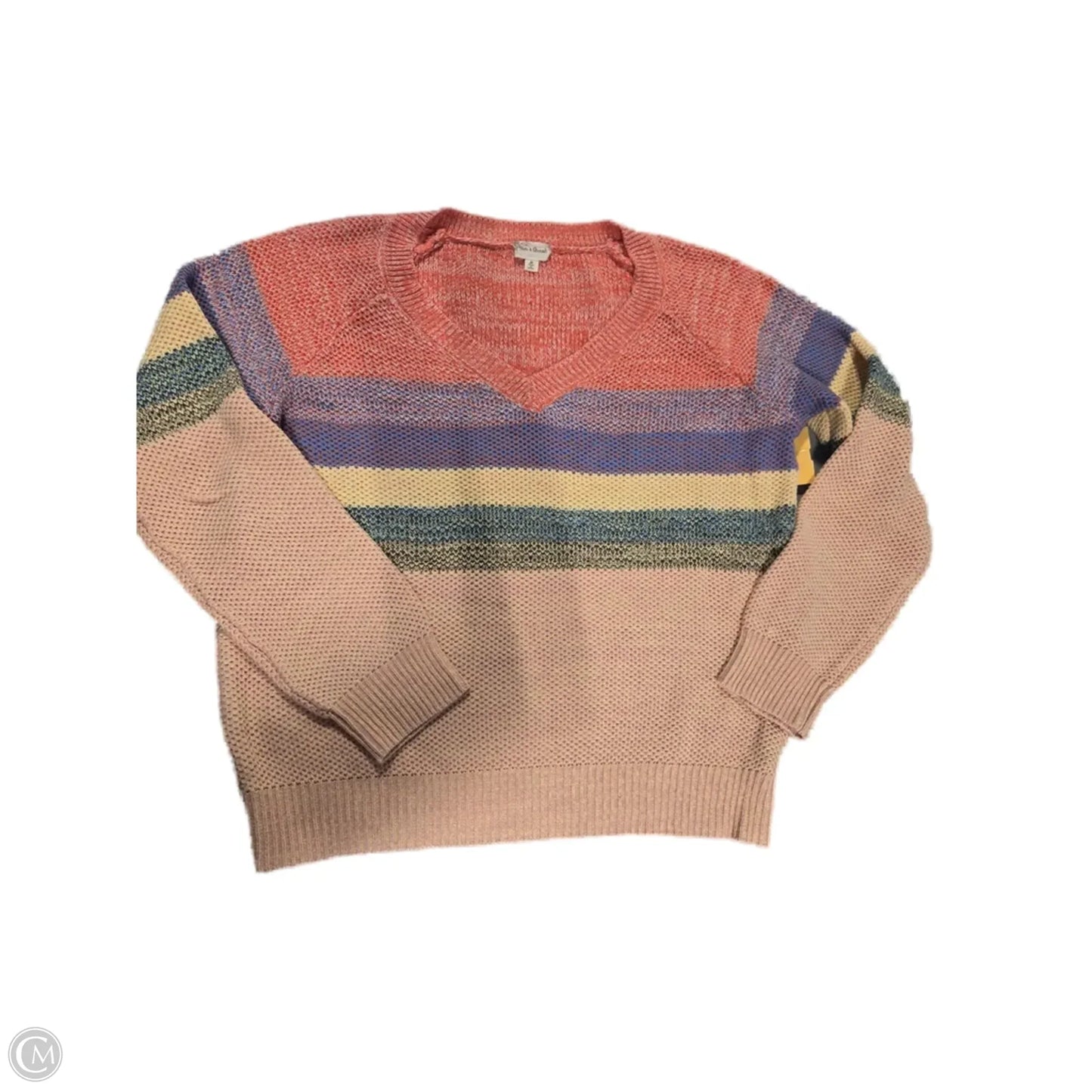 Sweater By Hem & Thread In Multi-colored, Size: M