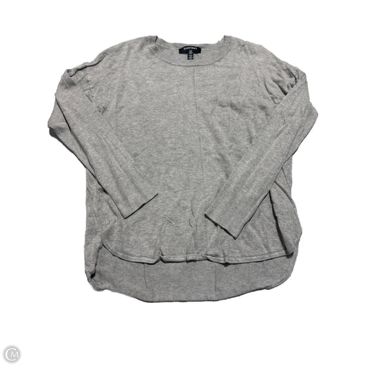 Top Long Sleeve Basic By Ellen Tracy In Grey, Size: M