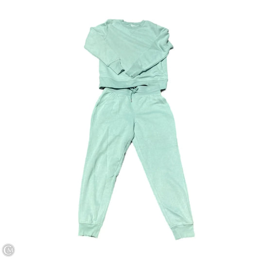 Lounge Set Pants By Tek Gear In Green, Size: M